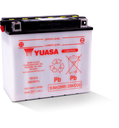 Akumulator Yuasa YB18-A