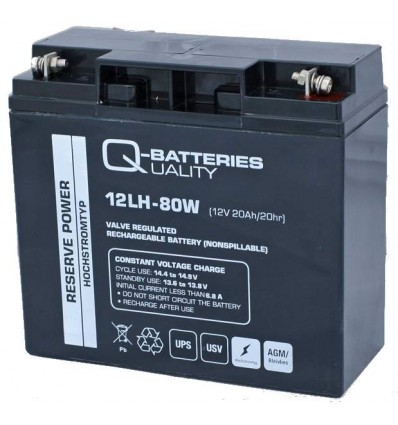 Q-Batteries 12LH-80W